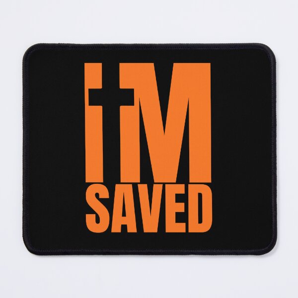 Item preview, I am Saved - Christian Orange Design designed and sold by MoriaStore.