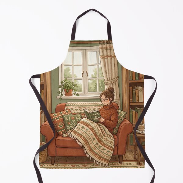 Item preview, Cozy Book Lover Aesthetic Girl!!! - Cozy Girl Book Lover - Girl reading in her cozy reading nook - A cozy paradise for book lovers designed and sold by SoffyLee586.