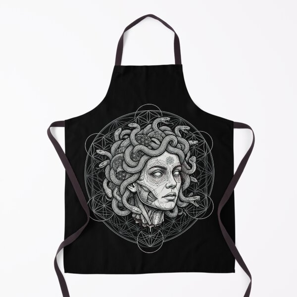Artikelvorschau, Geometrische Medusa, Heilige Geometrie, Gorgone, Schlangenkopf entworfen und verkauft von k3rstman1.