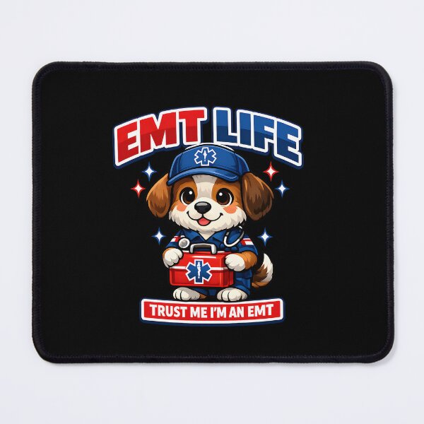 Item preview, EMT Life Trust Me I’m An EMT Cute Dog EMS Paramedic First Responder Gift Design designed and sold by ClinicalHubs.