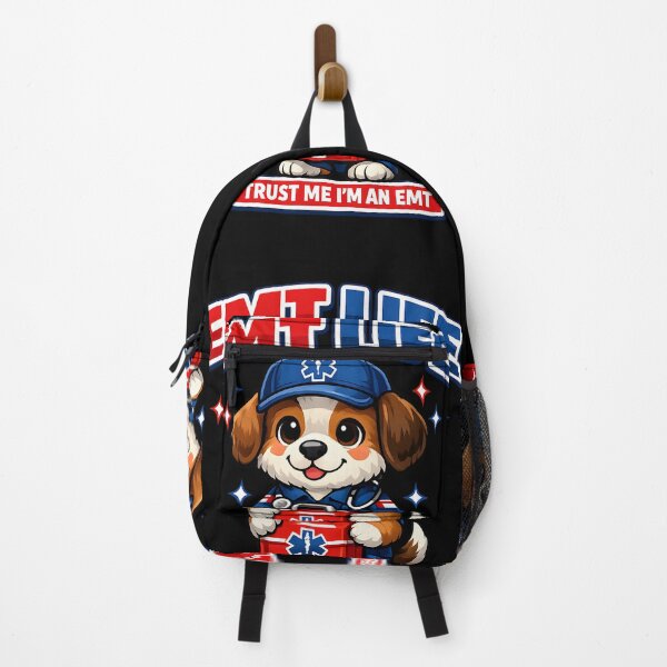 Item preview, EMT Life Trust Me I’m An EMT Cute Dog EMS Paramedic First Responder Gift Design designed and sold by ClinicalHubs.