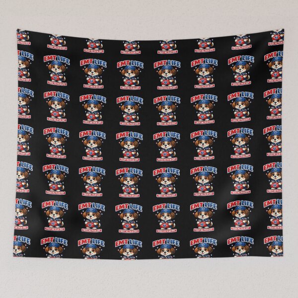 Item preview, EMT Life Trust Me I’m An EMT Cute Dog EMS Paramedic First Responder Gift Design designed and sold by ClinicalHubs.