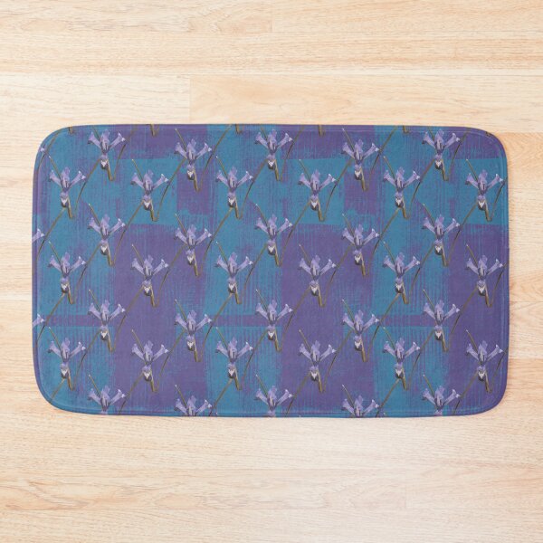 Item preview, Spring's First Flower on Barn Tin Blue & Purple designed and sold by Digitalmyth's Designs.