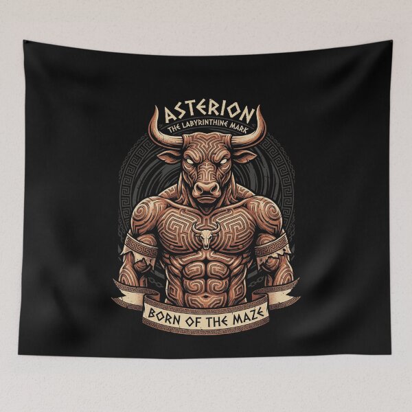 Item preview, Asterion Minotaur Labyrinthine Mark Born Of Maze designed and sold by k3rstman1.