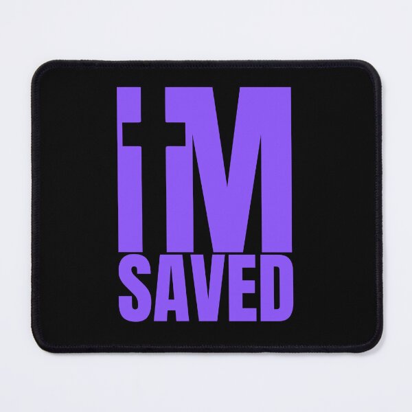 Item preview, I am Saved - Christian Purple Design  designed and sold by MoriaStore.