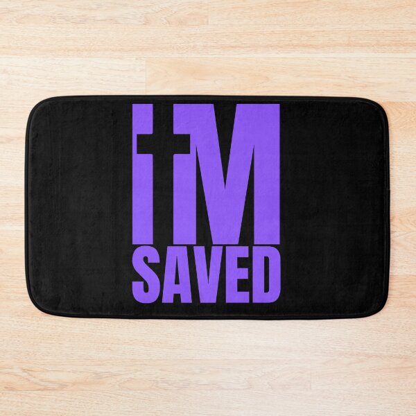 Item preview, I am Saved - Christian Purple Design  designed and sold by MoriaStore.