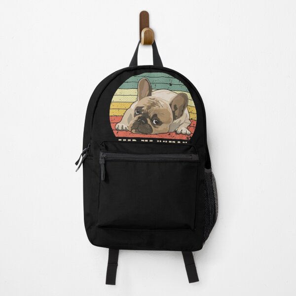 Item preview, Funny French Bulldog Feed Me Human Vintage Dog Lover T-Shirt designed and sold by Negisandeep studio.