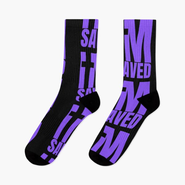 Item preview, I am Saved - Christian Purple Design  designed and sold by MoriaStore.