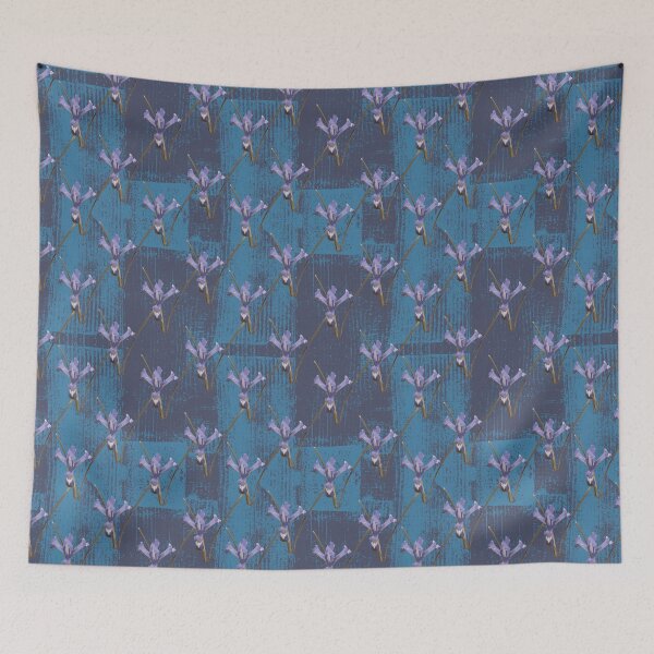 Item preview, Spring's First Flower on Barn Tin Blues designed and sold by Digitalmyth's Designs.