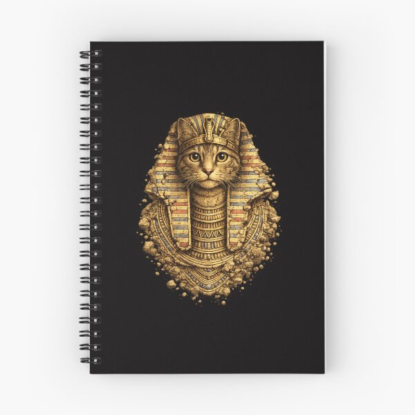 Item preview, Golden Bastet Pharaoh Cat – Cracked Ancient Egyptian Relic Art designed and sold by GulfSignature.