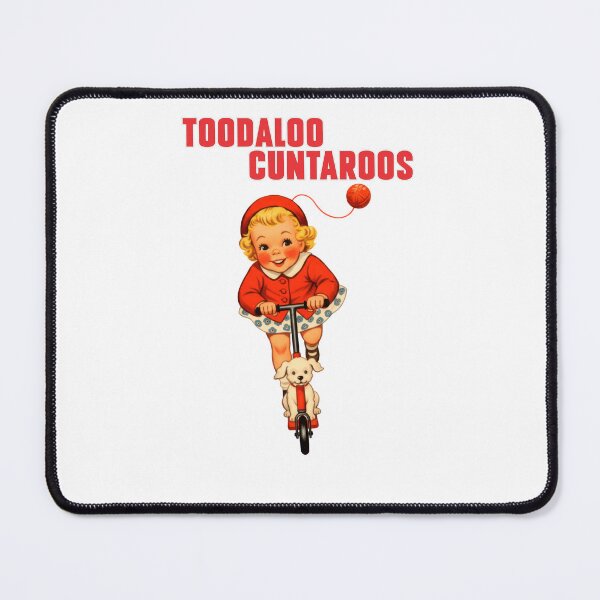 Item preview, Toodalo Cuntaroos design of a girl riding a scooter with a puppy designed and sold by Mahilis.