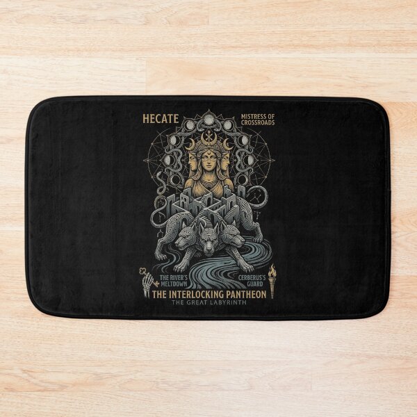 Item preview, Hecate Mistress of Crossroads Greek Mythology Labyrinth designed and sold by k3rstman1.
