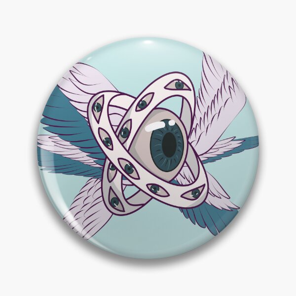 Item preview, Biblical Angel Seraphim – All Seeing Eye Wings Spiritual Art designed and sold by Ebraincy – Soul & Spiritual Art.