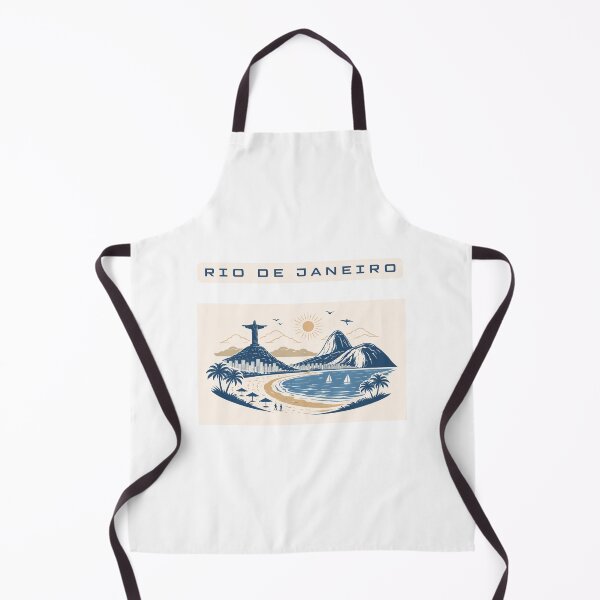 Item preview, Rio de Janeiro Vintage Illustration – Beach & Christ the Redeemer Design designed and sold by WS Studio.