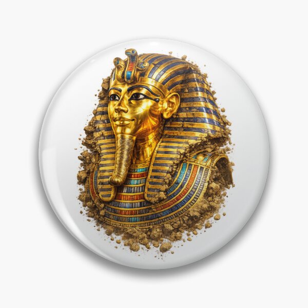 Item preview, Golden Pharaoh Mask – Ancient Egyptian Royal Luxury Art designed and sold by GulfSignature.