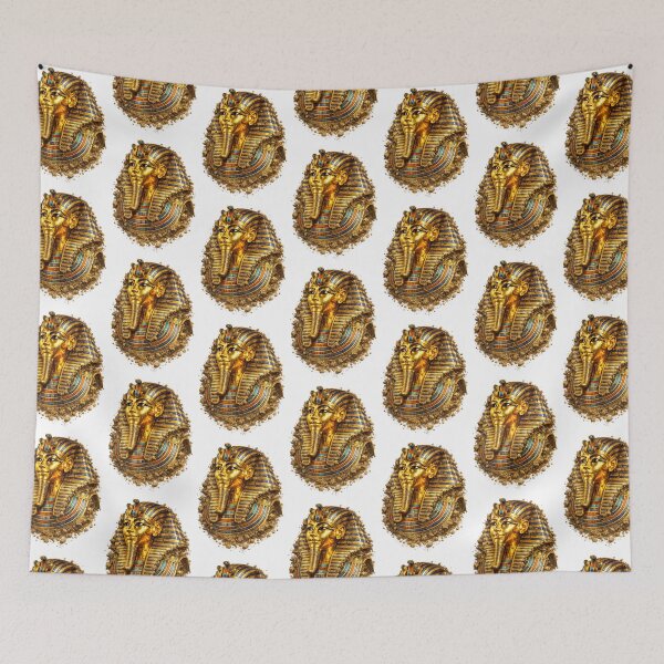 Item preview, Golden Pharaoh Mask – Ancient Egyptian Royal Luxury Art designed and sold by GulfSignature.