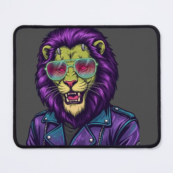 Item preview, Frankenpetz Lion 2 - Cyberpunk Rocker Lion designed and sold by Frankenpetz.