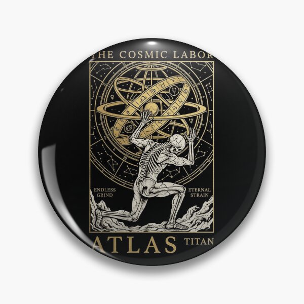 Item preview, Skeleton Atlas Titan Cosmic Labor Celestial Sphere designed and sold by k3rstman1.