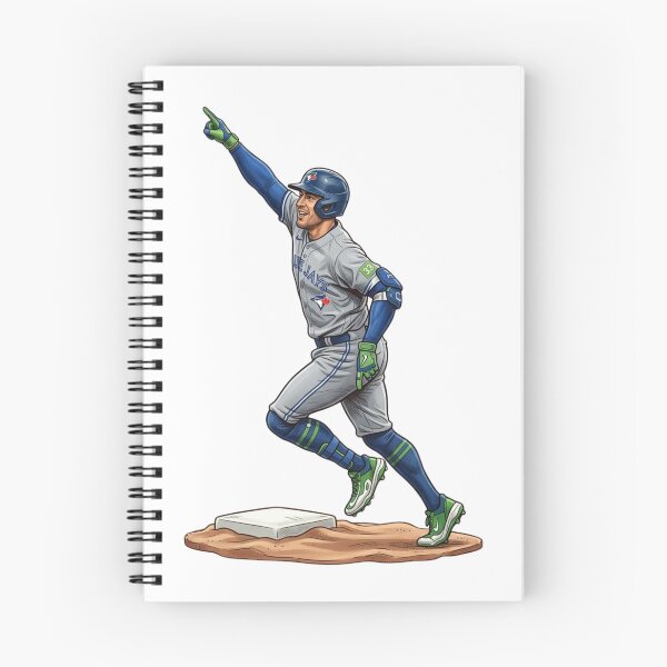 Item preview, George Springer Toronto Blue Jays Home Run Celebration Illustration designed and sold by artsdylan.