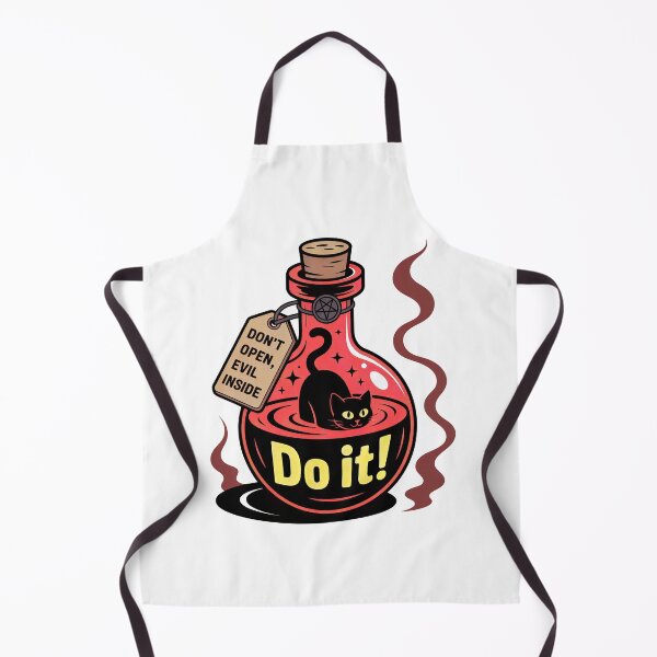 Item preview, Black Cat Potion Aesthetic – Witch Bottle Illustration, Cute Spooky Magic Design designed and sold by Timegraf.