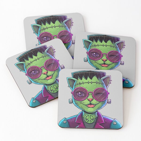 Item preview, Franken Meow Collection: Cyberpunk Peace Kitty 6 designed and sold by Frankenpetz.