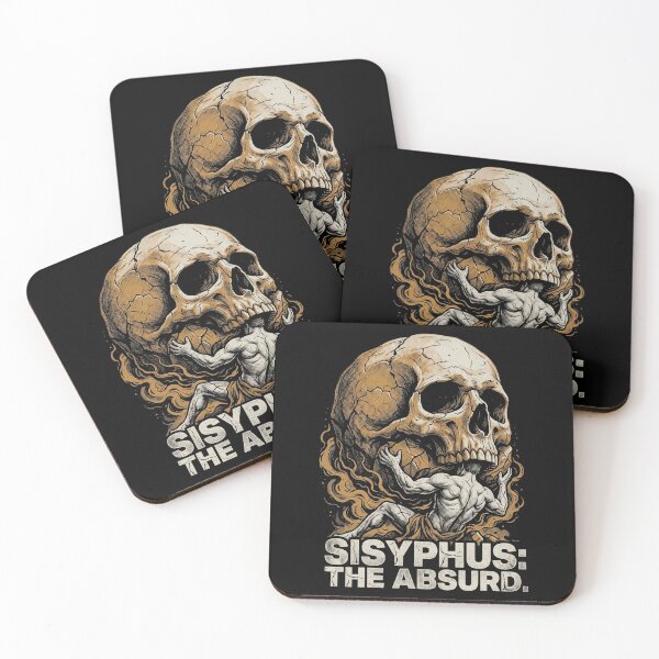 Item preview, Sisyphus The Absurd Vintage Philosophical Skull designed and sold by k3rstman1.