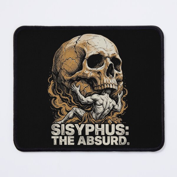Item preview, Sisyphus The Absurd Vintage Philosophical Skull designed and sold by k3rstman1.