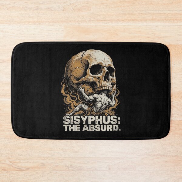 Item preview, Sisyphus The Absurd Vintage Philosophical Skull designed and sold by k3rstman1.