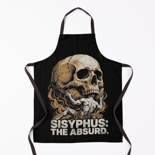 Item preview, Sisyphus The Absurd Vintage Philosophical Skull designed and sold by k3rstman1.