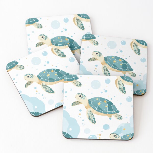 Item preview, Cute Starry Sea Turtle Seamless Pattern designed and sold by BestChoiceService.