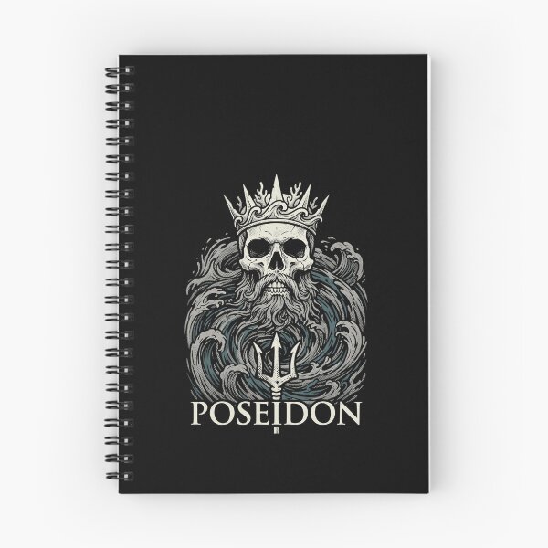 Item preview, Skeletal Poseidon Sea God Greek Mythology Nautical designed and sold by k3rstman1.