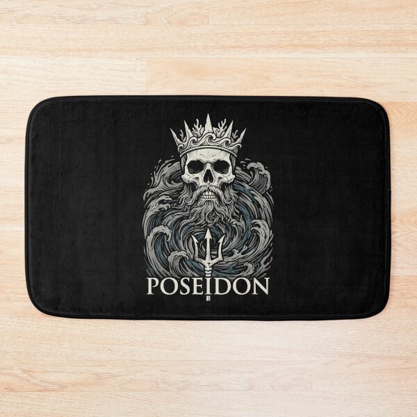 Item preview, Skeletal Poseidon Sea God Greek Mythology Nautical designed and sold by k3rstman1.
