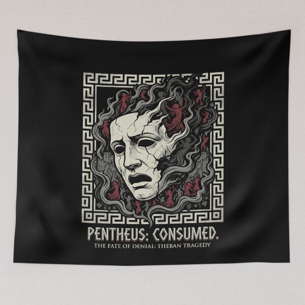Item preview, Pentheus Consumed Theban Tragedy Greek Mythology designed and sold by k3rstman1.