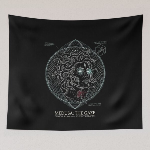 Item preview, Medusa Clinical Blueprint Anatomical Mythology Gaze designed and sold by k3rstman1.