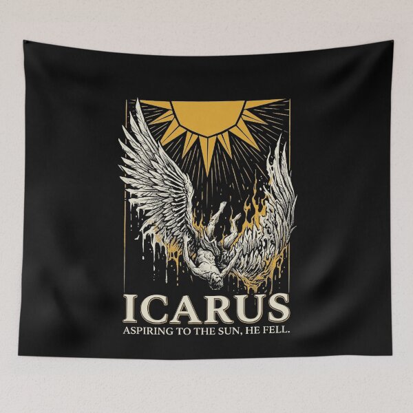 Item preview, Icarus Falling From The Sun Greek Mythology designed and sold by k3rstman1.
