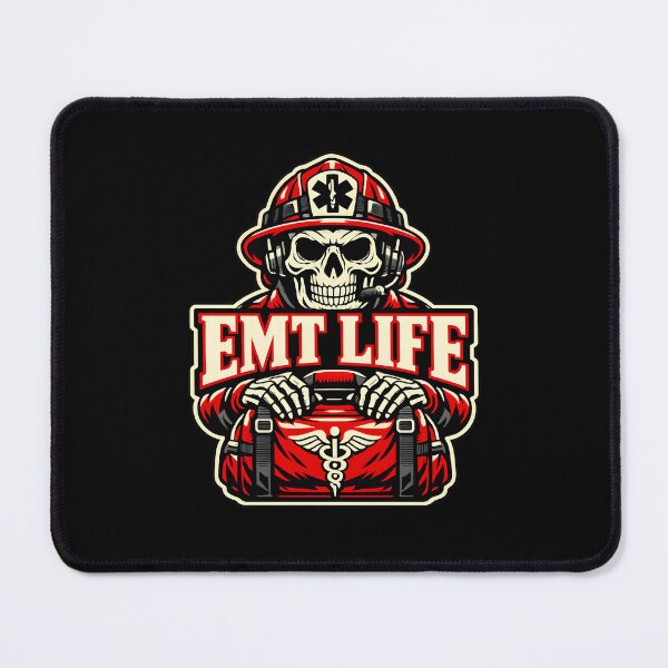 Item preview, EMT Life Skull EMS Paramedic Emergency Medical Technician First Responder Design designed and sold by ClinicalHubs.