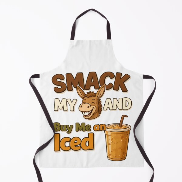 Item preview, Smack My And Buy Me An Iced Coffee Funny Donkey designed and sold by madebysiwa.