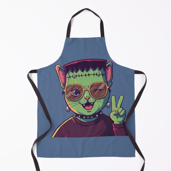 Item preview, Frankenpetz Meow Collection:- Stitched Peace Cat 1 designed and sold by Frankenpetz.