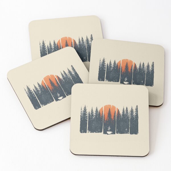 Item preview, Sunrise Pines Coffee Forest designed and sold by Design01Vibe.