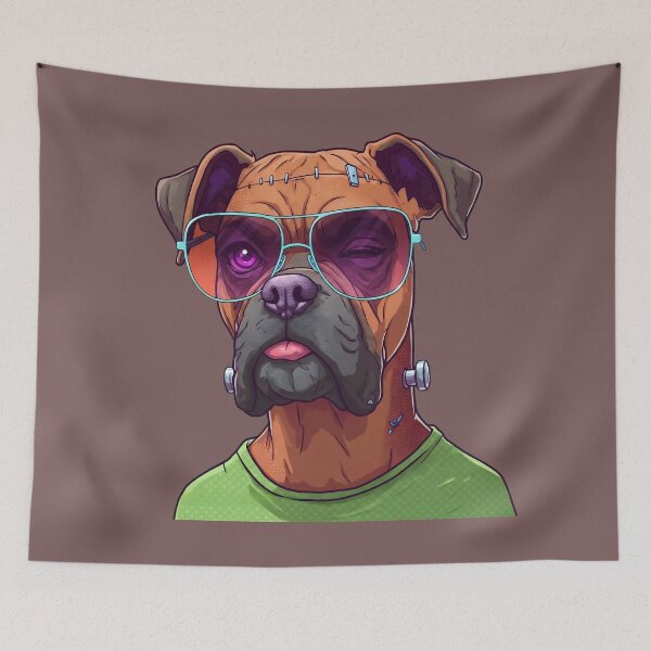 Item preview, Frankenspetz Dog - The Winkin' Boxer designed and sold by Frankenpetz.