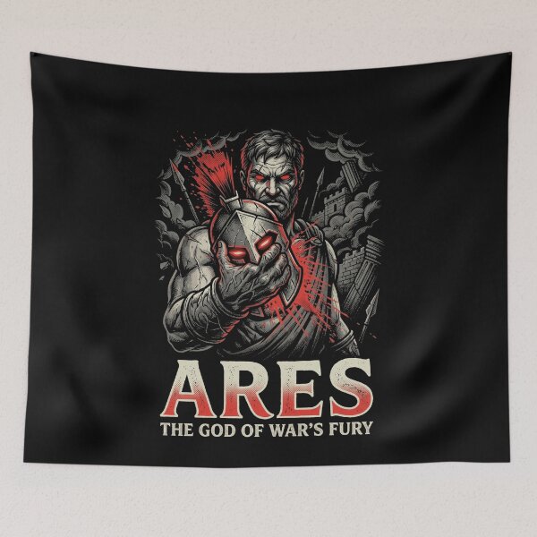 Item preview, Ares Greek God Of War Spartan Mythology designed and sold by k3rstman1.