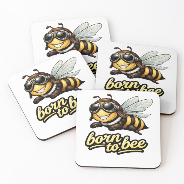 Item preview, Born To Bee Cute Funny Bee Design designed and sold by madebysiwa.