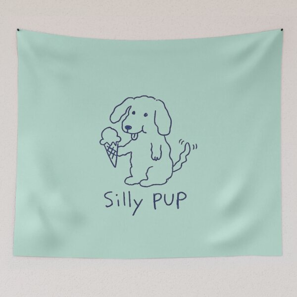 Item preview, funny dog eating ice cream aesthetic designed and sold by bosamji.