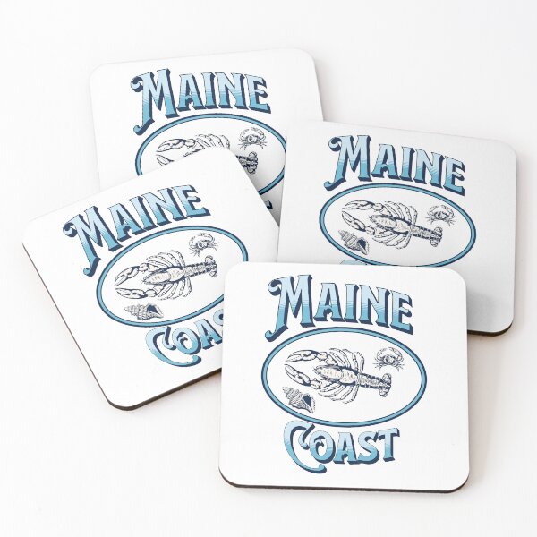 Item preview, Maine Coast Lobster Vintage Travel Style Design designed and sold by ManiacMoose.