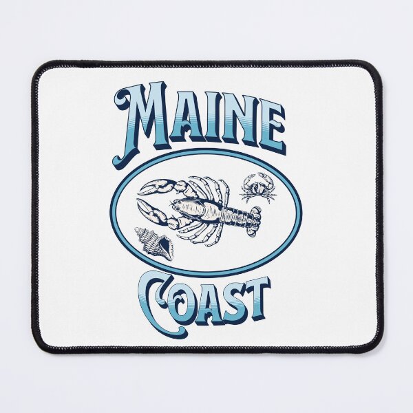 Item preview, Maine Coast Lobster Vintage Travel Style Design designed and sold by ManiacMoose.