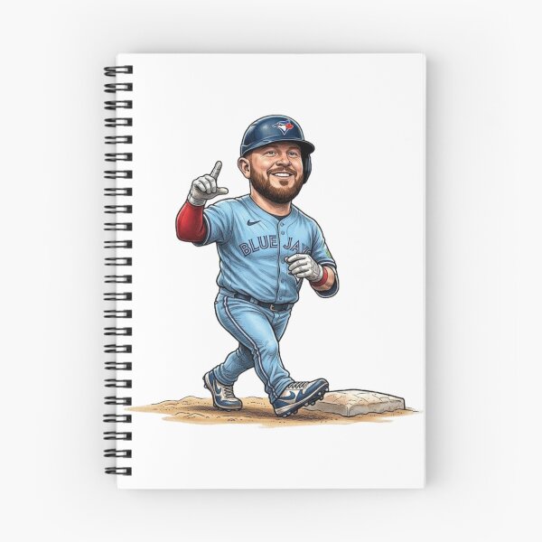 Item preview, Alejandro Kirk Blue Jays "Kirk-Off" Homerun Trot Cartoon designed and sold by artsdylan.