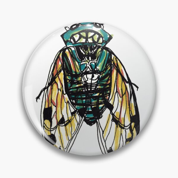 Item preview, Cicada Wing Illustration – Minimal Aesthetic Insect Art designed and sold by MBandëira.
