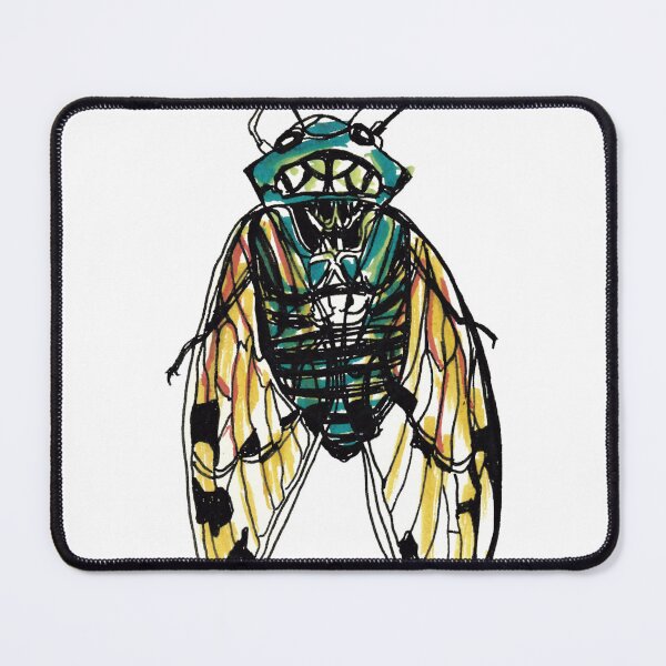 Item preview, Cicada Wing Illustration – Minimal Aesthetic Insect Art designed and sold by MBandëira.