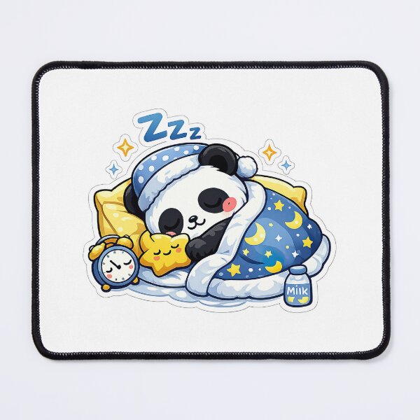 Item preview, Cute Kawaii Panda, Cute Kawaii Sleeping Panda designed and sold by graphic-genie.