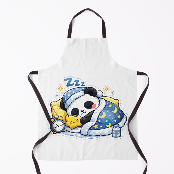 Item preview, Cute Kawaii Panda, Cute Kawaii Sleeping Panda designed and sold by graphic-genie.